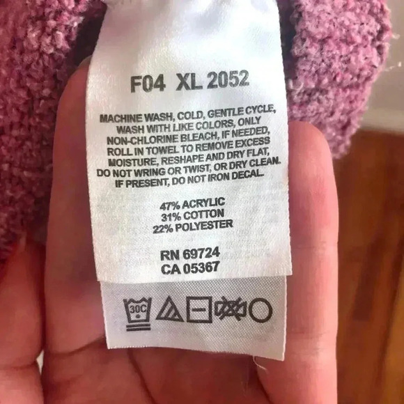 Columbia Pink Knit Sweater Women's Size XL - Picture 8 of 9